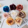 5/10Pcs Artificial Flower Silk Roses Scrapbook Bridal Accessories Headwear Wedding Home Decoration Christmas Garland Flower Wall