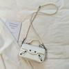 Silver Handbags Luxury Bag Fashion Ladies Moto Style Rivet Shoulder Crossbody Bags for Women Small Fla Pu Leather Messenger Bags