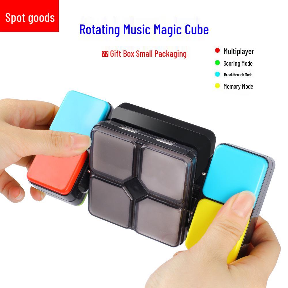 Interactive Transformable Rubik's Cube: Light-Up Sound-Making Educational Parent-Child Toy