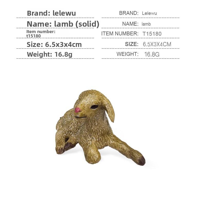

Farm Miniature Livestock Model Set With Pvc Material For Collecting And Model Scene Creation Lamb Sheep