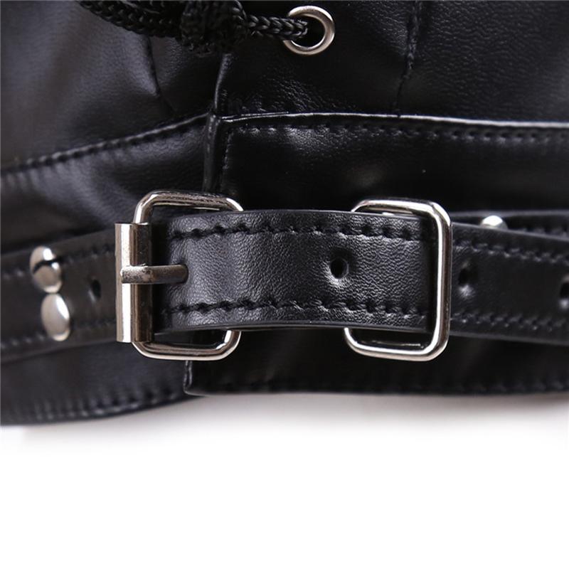 2026 New BDSM Bondage Mask With hollow Mouth Gag SM Totally Enclosed Hood Sex Slave Head Hood Sex Toys For Couples Sex product