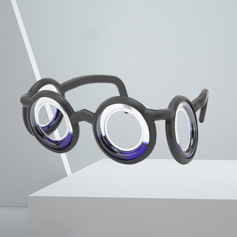 1 Adet Anti-Hareket Hastalığı Sıvı Gözlük Taşınabilir Lenssiz Sürüş Hastalığı Gözlükleri Anti-Hareket Hastalığı Gözlükleri Çocuklar Yetişkinler İçin