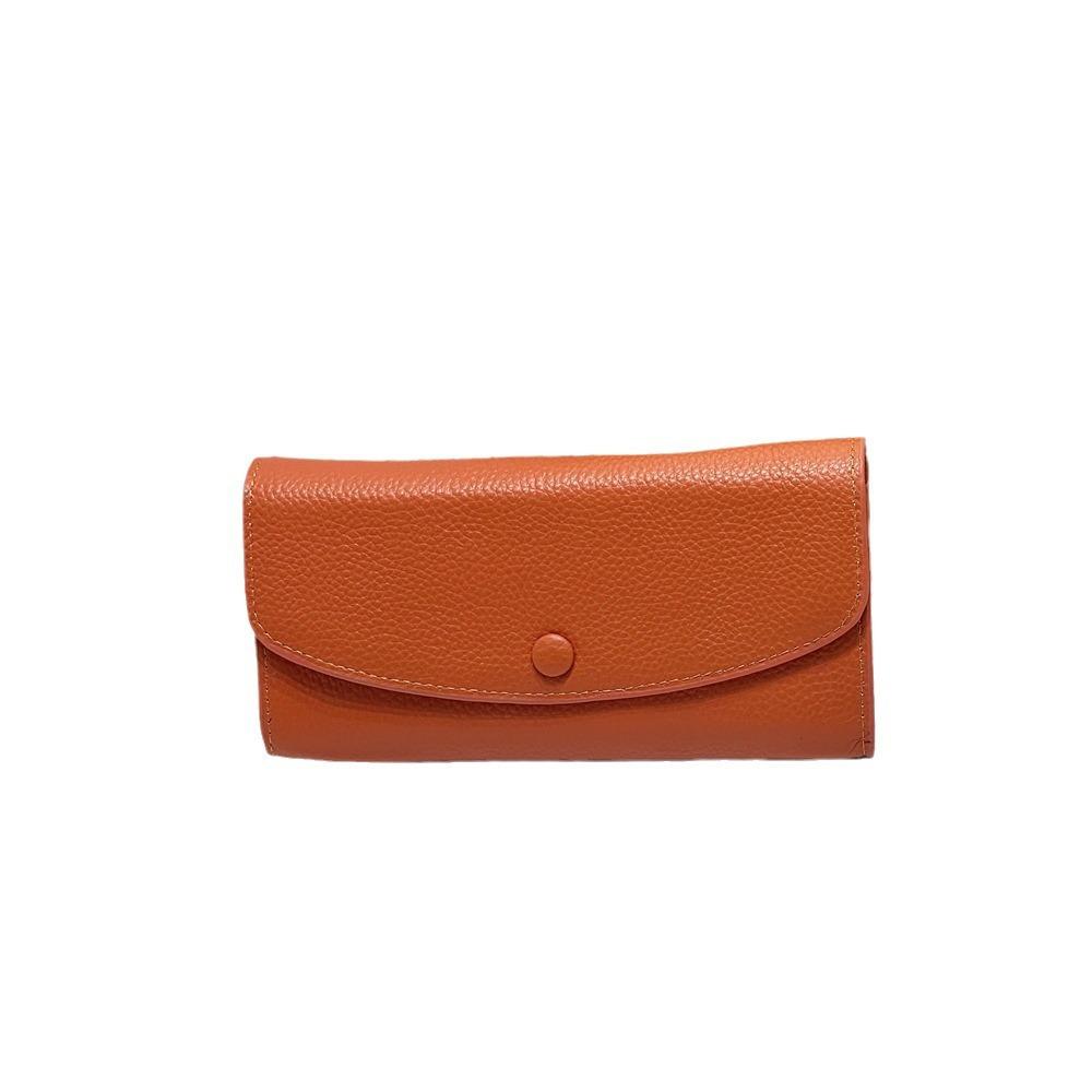 Leather Niche Bag Women'S Long Wallet Soft Cowhide Wallet Clip Fashion Hand Wallet 5115