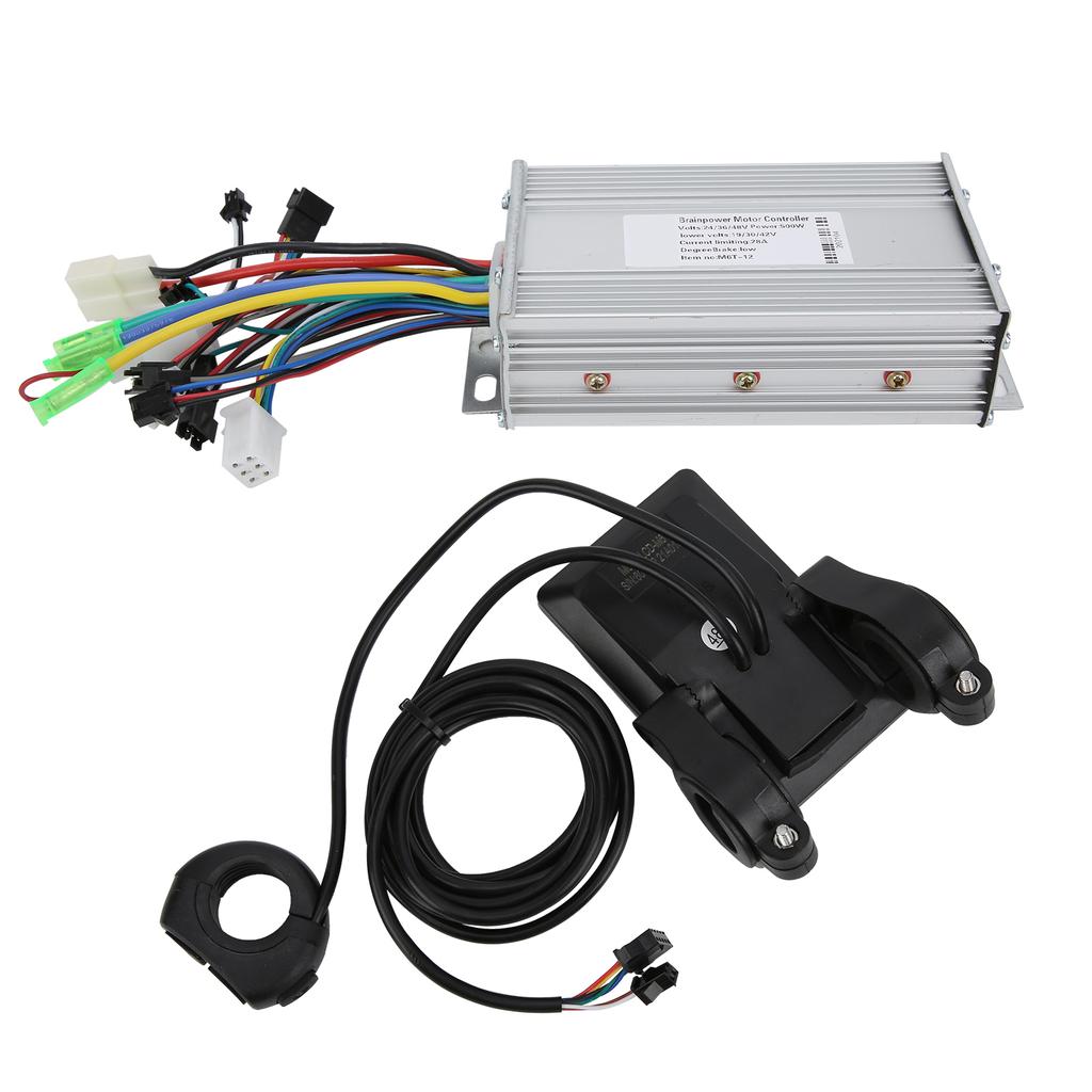 36V 48V 500W M6T Lithium Battery Brushless Motor Controller LCD Display Electric Bike