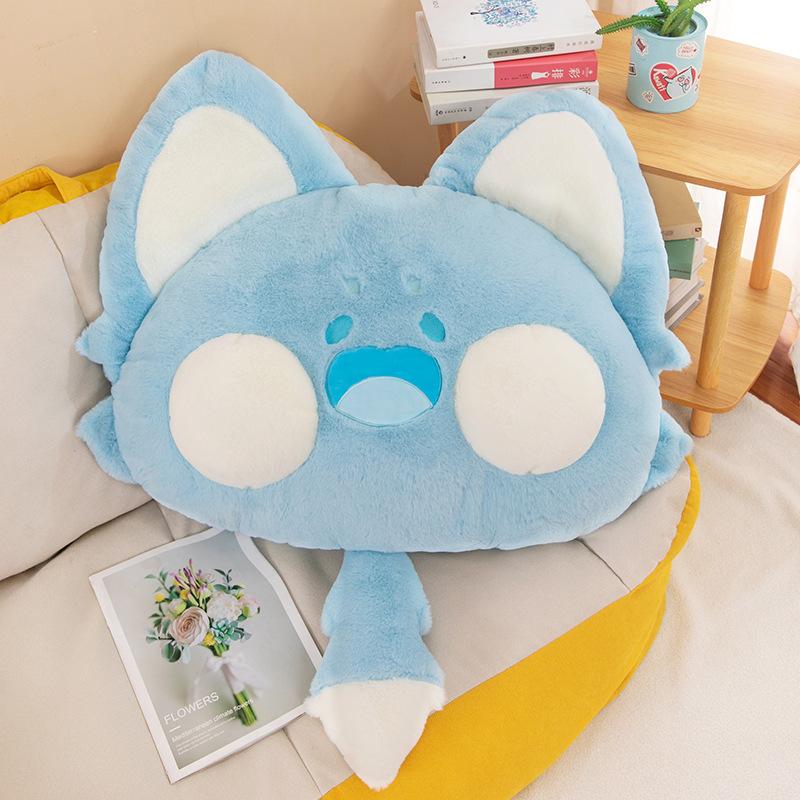 Puppe Nachttischkissen Zierkissen Dudu Katze Plüschtierpuppe Schlafpüppchen Sofakissen Puppenautomat