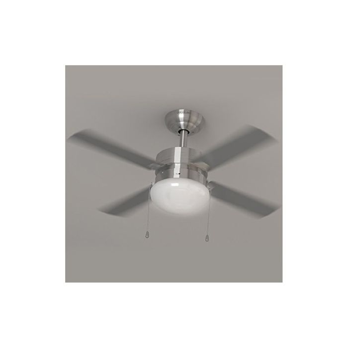 Cecotec ventilateur de plafond avec lampe energysilence aero 450. 50 w, diamètre de 106 cm (42") avec 4 pales réversibles