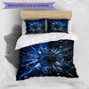 Atalanta FC Printed 3PCS Bedding Set Breathable Duvet Cover with Pillowcases Decorative Bed Linen for Bedroom Home