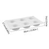 Soap Mould Round Whirlpool Silicone Rubber 6 Cavities Mousse Cake Baking Mold