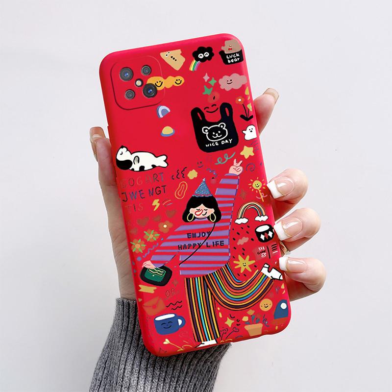 Case For OPPO Reno4 Z 5G Cute Cat Cartoon Puppy Dog Soft Silicone TPU Shockproof Back Cover On Reno4Z Reno 4 Z 4Z CPH2065 Funda
