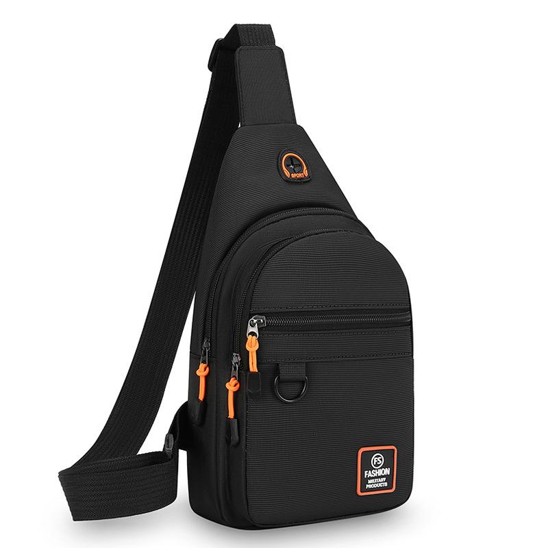 Brusttasche Herren-Umhängetasche Lässige Oxford-Stoff Neue Umhängetasche Sport-Brustrucksack Geldbörse