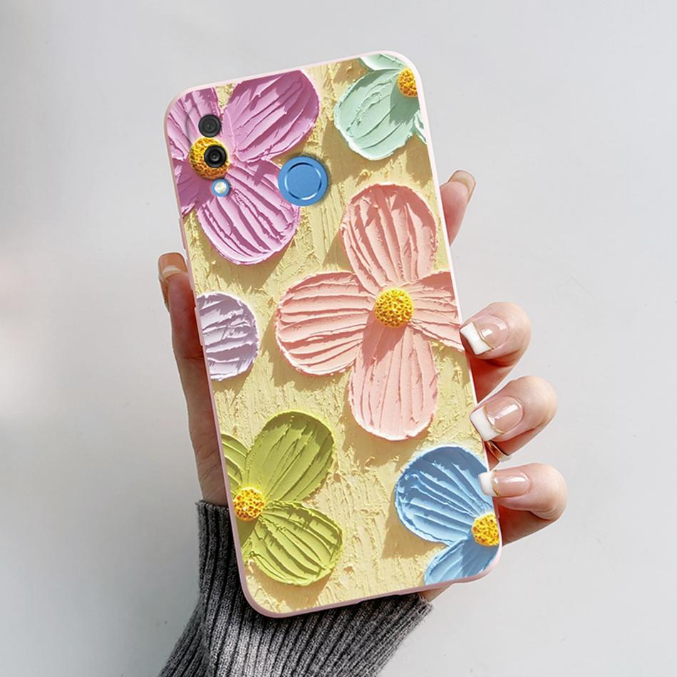 For Honor Play Case COR-L29 Phone Cover Cute Bear Cartoon Frog Soft Silicone Matte Fundas Coque For Honor Play Shockproof Bumper
