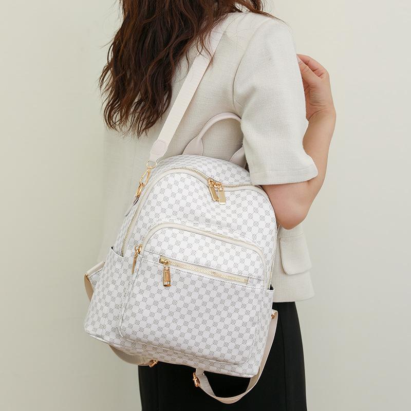 Schultasche1011 Neue Mode Vielseitig Premium Große Kapazität Wasserdicht Doppelte Rückseite Eine Schulter Crossbody Tragbar Reise Studenten Tasche