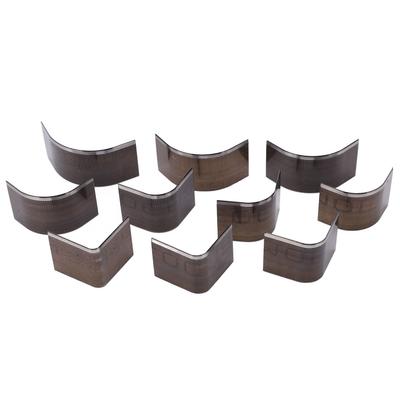 10Pcs Leather Cutter Punch R Angle Arc Shaped High Carbon Steel High Hardness Wear Resistant