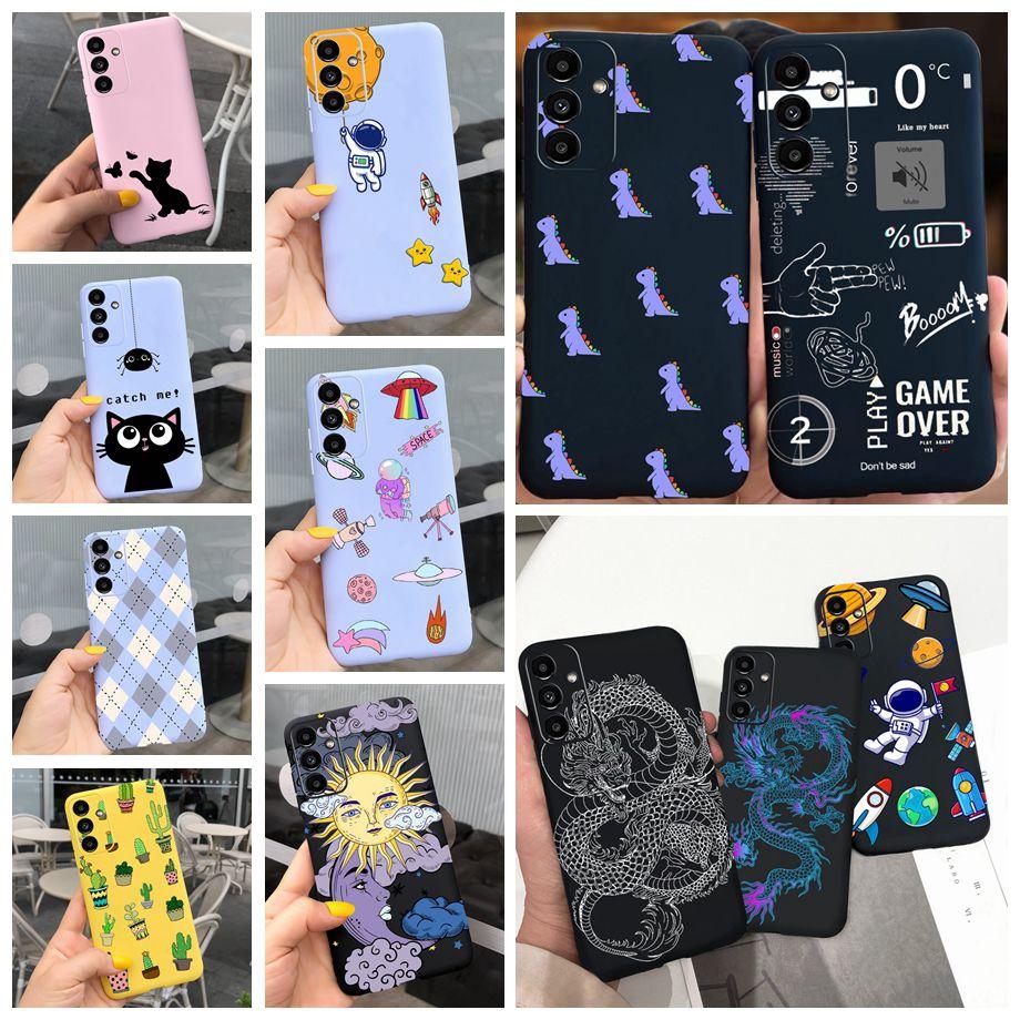 For Samsung M14 SM-M146B Case Dragon Animals Cute Cases For Child Samsung Galaxy A14 A 14 4G A145 SamsungM14 Silicone Back Cover