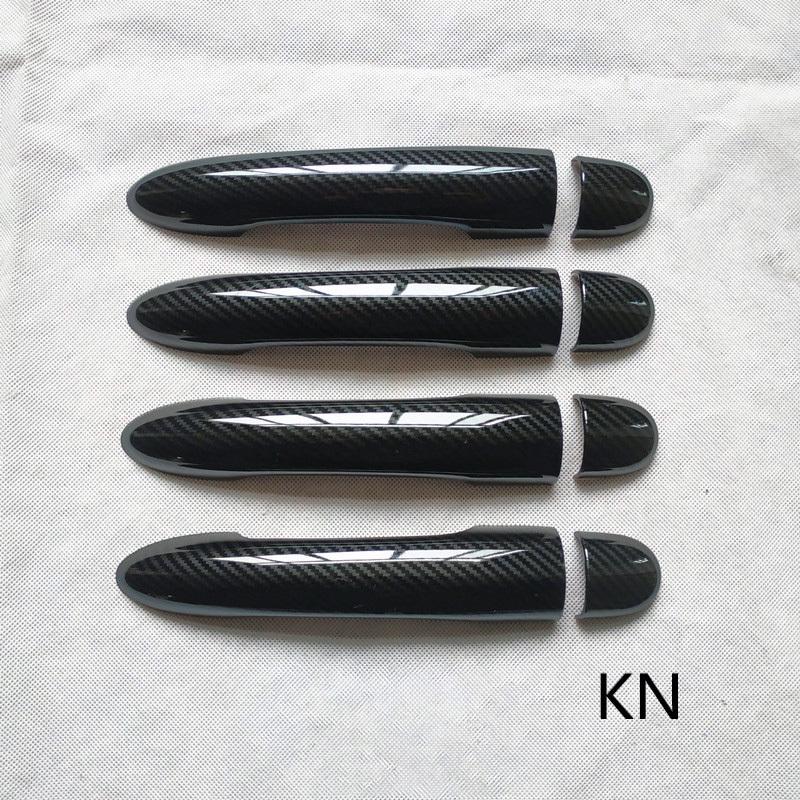 Door Handle Plastic Imitation Carbon Fiber Cover Trim for Renault Modus Car Styling Accessories