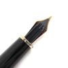 Montblanc Fountain Pen Meisterstück Classic White Star Black Gold 14K Mens Used