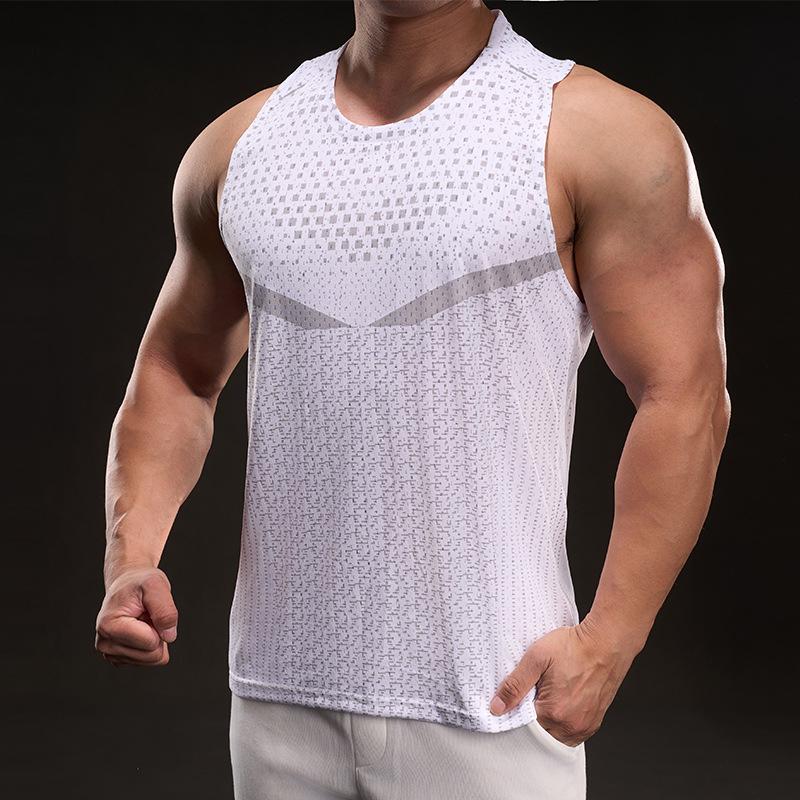 Running and Fitness Outdoor Long-sleeved Ice Silk T-shirt for Men's Spring and Autumn Style Thin T-shirt for Men