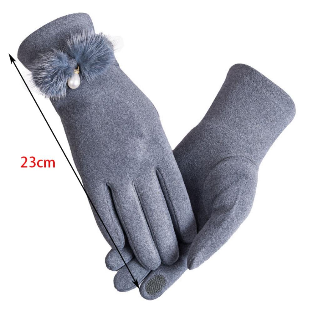 New Touchable Screen Winter Gloves Warm Full Finger Driving Mittens Skiing Gloves Unisex