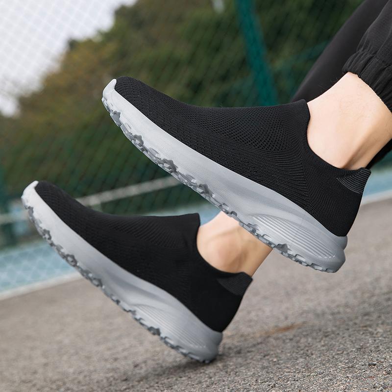 New Khaki Men's Sock Shoes Non-slip Platform Sneakers Men Light Casual Women's Socks Sneakers Unisex Men Sock Mouth Sneakers