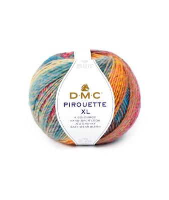 DMC PIROUETTE XL Pirouette Extra Thick Warm DMC8154 Yarn, #1104, Orange, 200g, 300m,