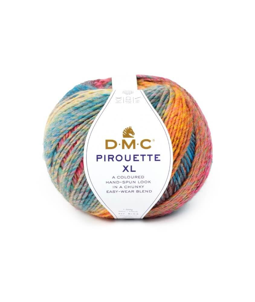 

DMC PIROUETTE XL Pirouette Extra Thick Warm DMC8154 Yarn, #1104, Orange, 200g, 300m,
