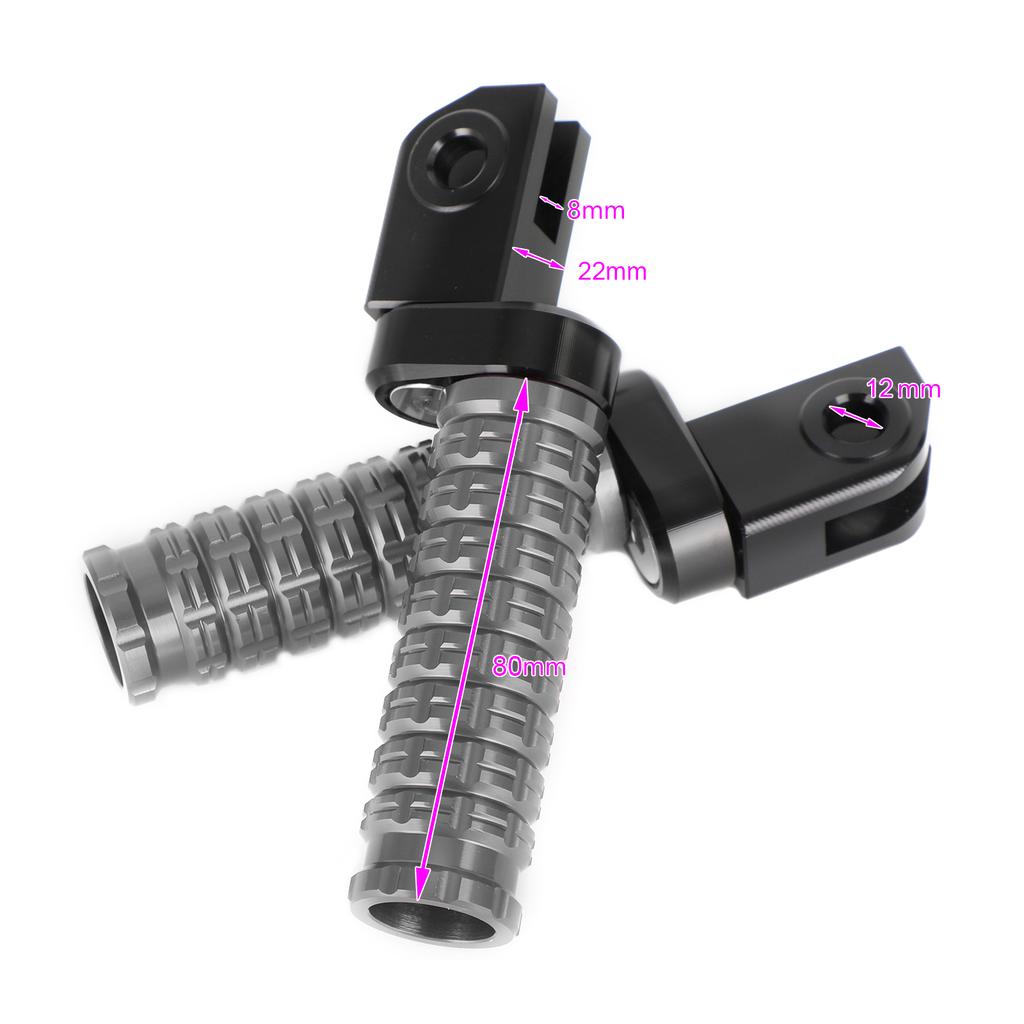 Front Footrests Foot Peg for Aprilia RS660 Tuono 660 RSV4 Factory 2021-2022