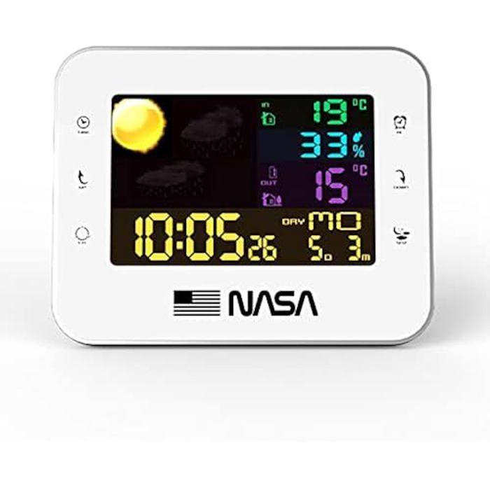 Station Météo - NASA - WS500-1 - Capteur extérieur - Écran LCD 6 pouces - Alimentation USB ou piles