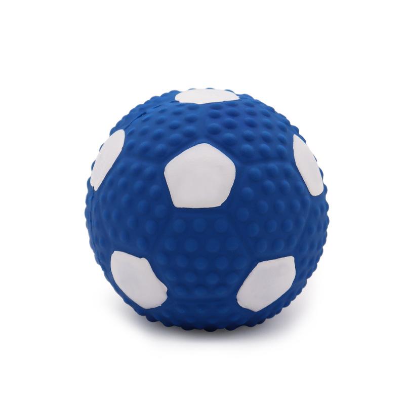 Nice Pet voice toy dog grinding teeth bite resistant latex toy rugby ball football small dog training for home decoration