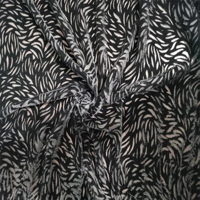 50cm/100cm*114cm Floral Printed African Lace Velvet Fabric Brocade Jacquard Tulle Fabric for Dress DIY Sewing Clothing