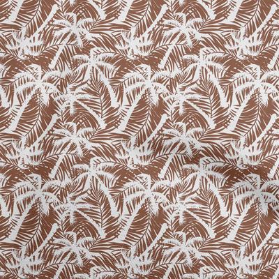 Bumbac Elastic Maro Material Tropical Palmier Material de Cusut Material Imprimat La Metru 40 Inch