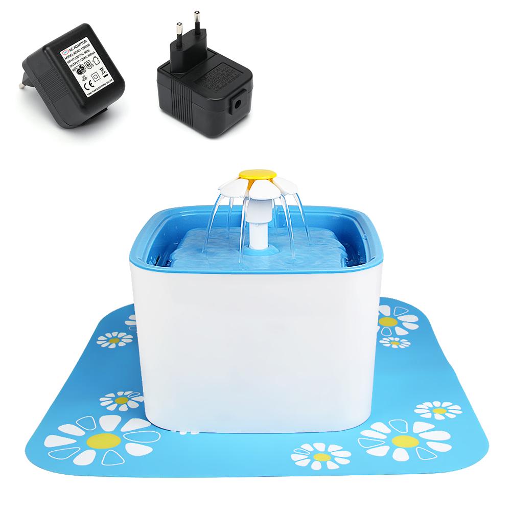 2.5L Super Quiet Pet Water Dispenser Automatic Electric Water Fountain with Filter for Dogs, Cats