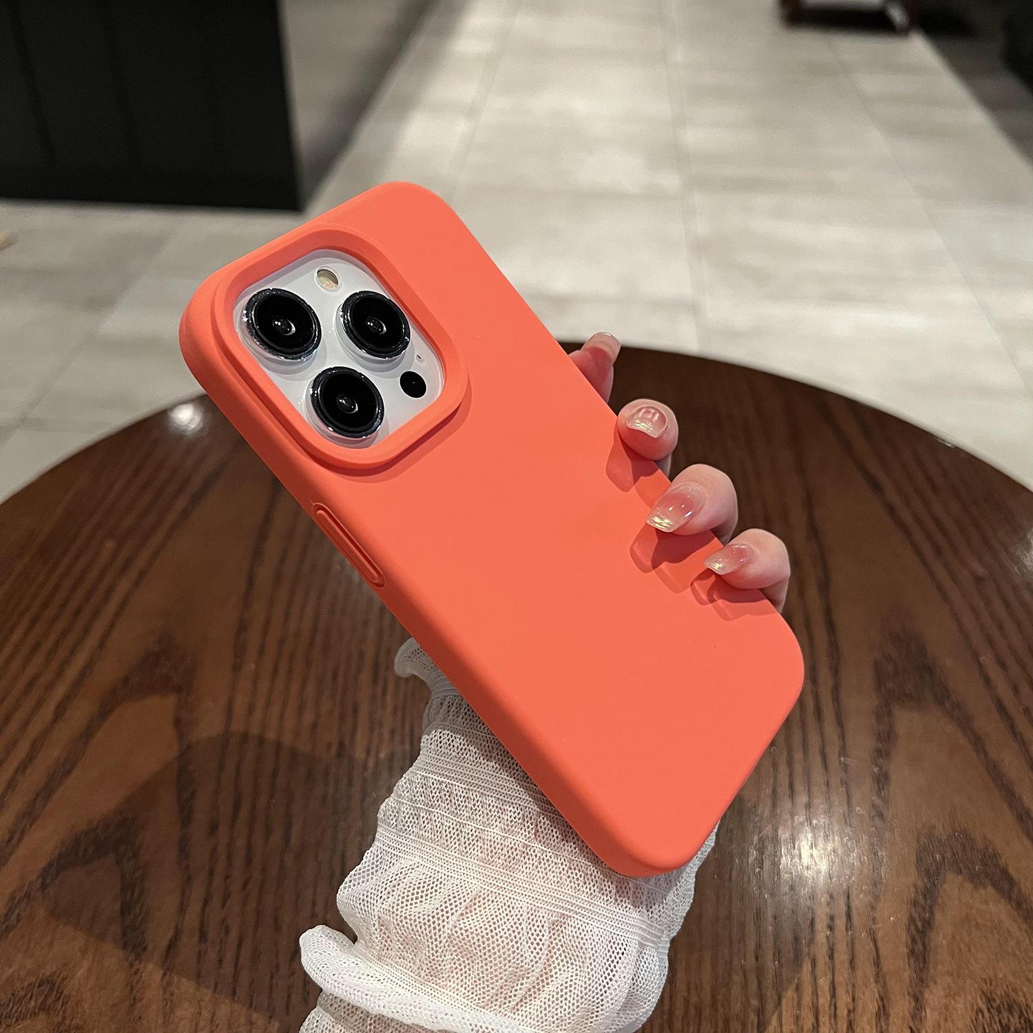 

Силикон Подходит для Чехла для Телефона Apple 14promax, Полное Покрытие для IPhone13 12 Противоударный Защитный Чехол Pm iPhone 15 Pro max 6.7 inch