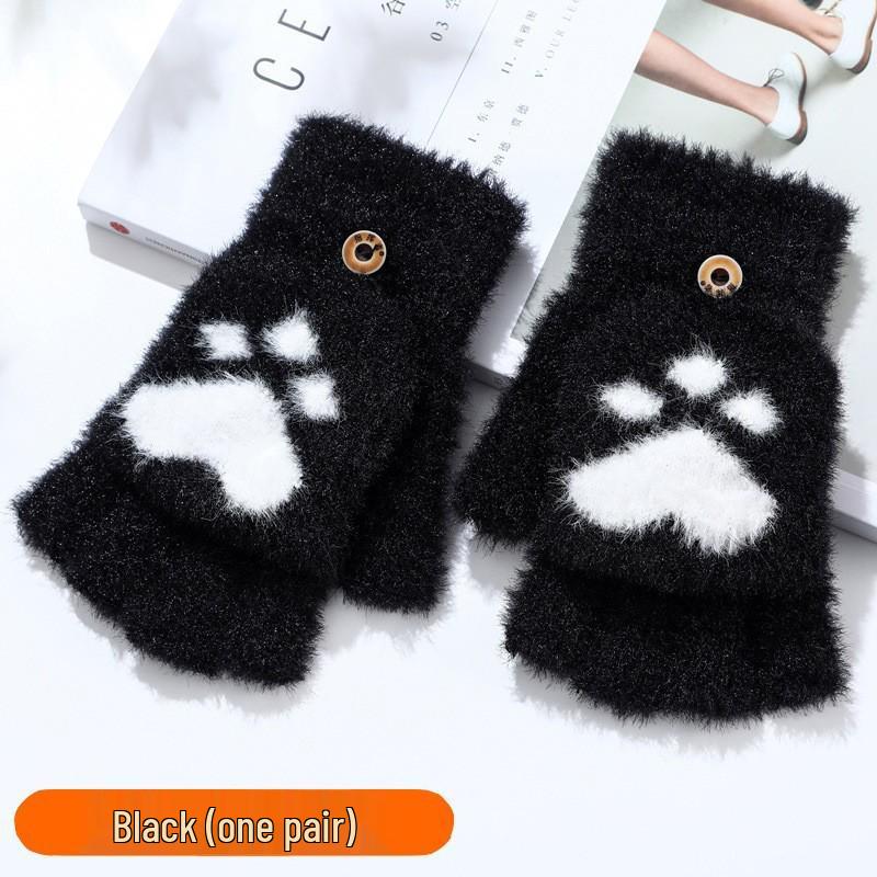 Mănuși Unisex de Toamnă/Iarnă din Lână Fără Degete cu Touchscreen: Cald, Elegant, Rezistent la frig.