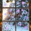 3Sheets Glow In The Dark Snowflake Window Stickers DIY Car Luminous PVC Decal Christmas Home Wall Decoration New Year Party Gift