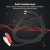 Plug and Play 8 Pin Din To 2RCA Adapter Professional 8 Pin Male To Female 2RCA  Sound Equipment