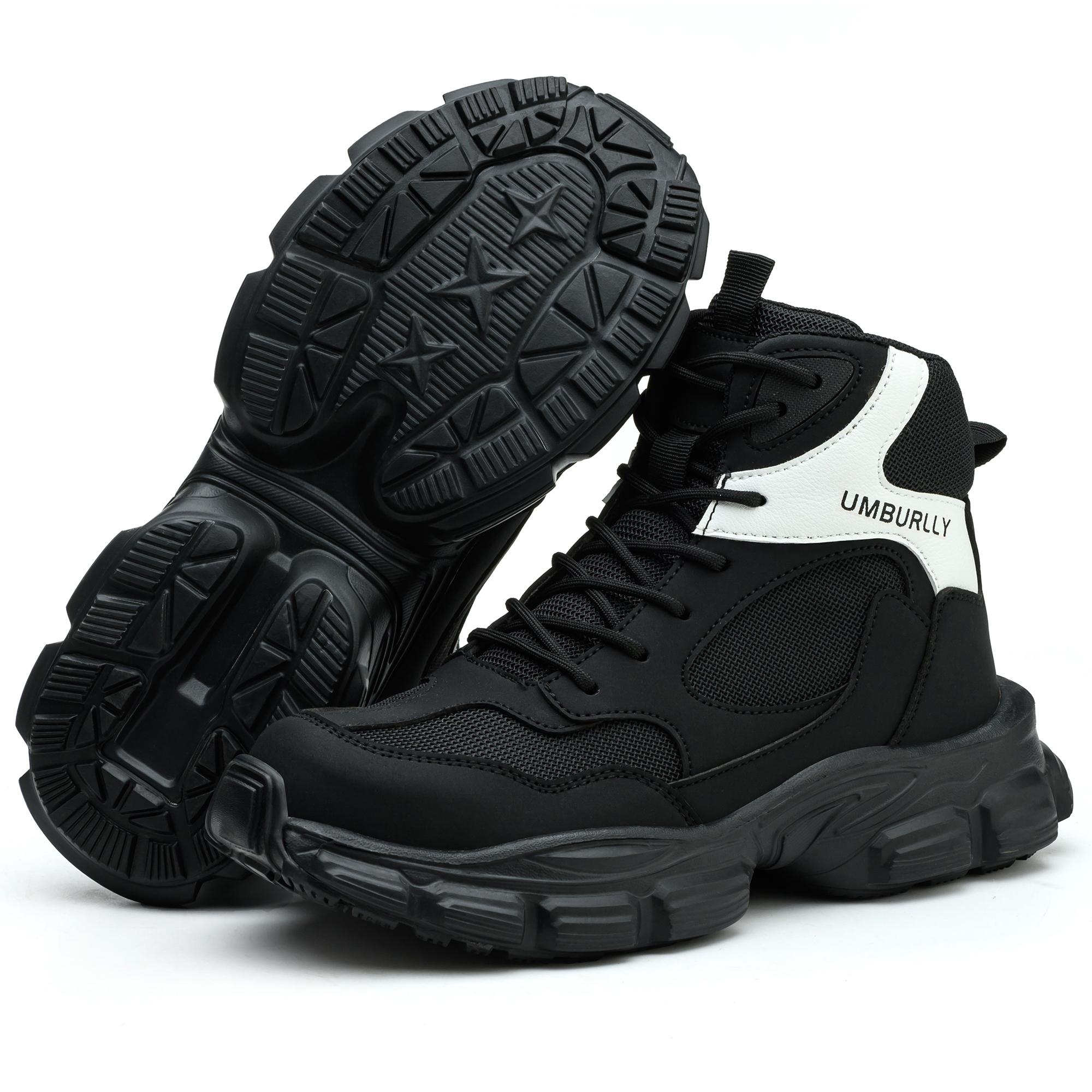 

Work Safety Shoes Womens Steel Toe Cap Puncture-Proof Anti-smash Boots Sport Indestructible Boots Wear Lightweight Sneakers 35 чёрный