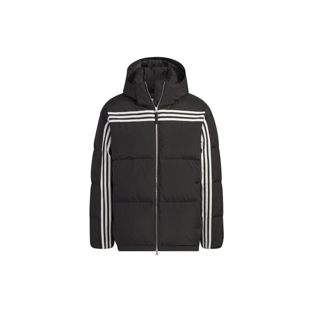 Adidas Originals 670 Padded Hooded Down Jacket Men Outerwear Black IU4829