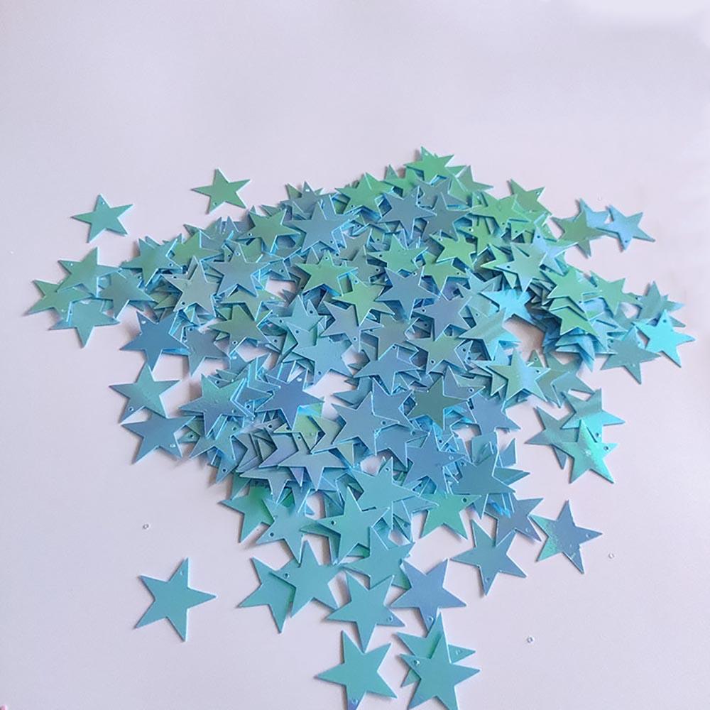 

15 г/упак. Радужные блестки со звездами и перфорированными лазерными блестками для одежды, серьги, кулон, сделай сам, ювелирные изделия ручной работы, аксессуары, принадлежности для украшения синий