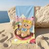 Cute Cartoon B-Butterbear Beach Towel For Beaches Yoga Studios Gyms Hot Springs Swimming Pools And Picnics