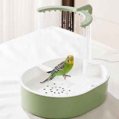 Automatische Vogel- und Papageienbadewanne, Geräumiger Indoor-Spielpool, mit zirkulierendem Wasser