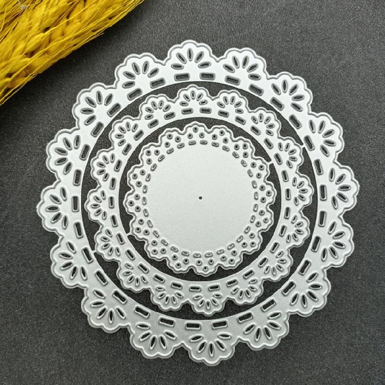 Cricle Lace Cutting Dies for DIY Gift Cards Scrapbooking Photo Album Paper Craft
