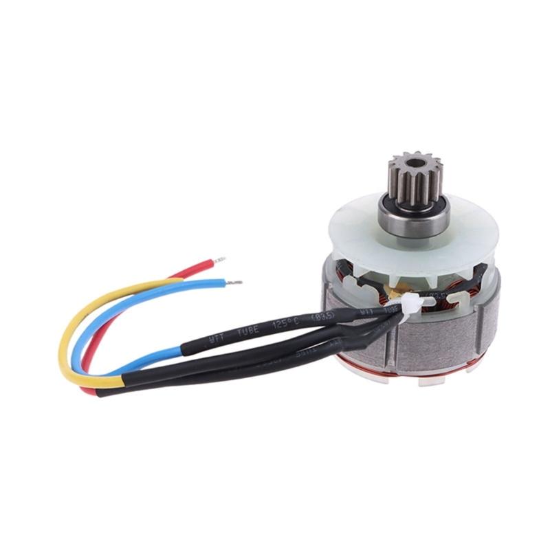 21V Brushless Motor Rotor For Lawn Mowers Low Noise Energy Efficient 12 Tooth Grass Trimmer Rotor Easy to Install