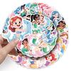 50cs Fairy Tales Mermaid Cartoon Stickers Waterproof Vinyl Graffiti Decals For Laptop Phone Guitar Luggage Bike Diy Decoration