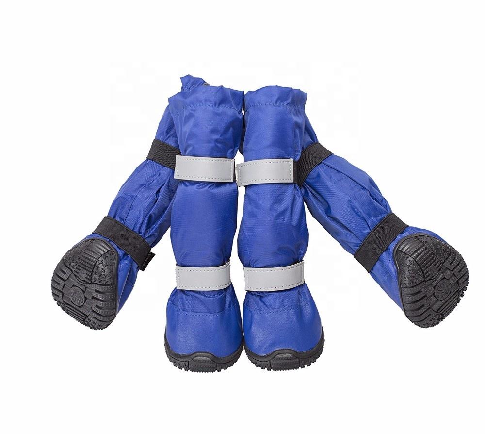 Long Legged Dog Shoes Waterproof Anti-Slip Boots for All Weather Suitable Pets Warming Shoes