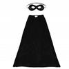 Little Hero Black Set: Cape, Mask