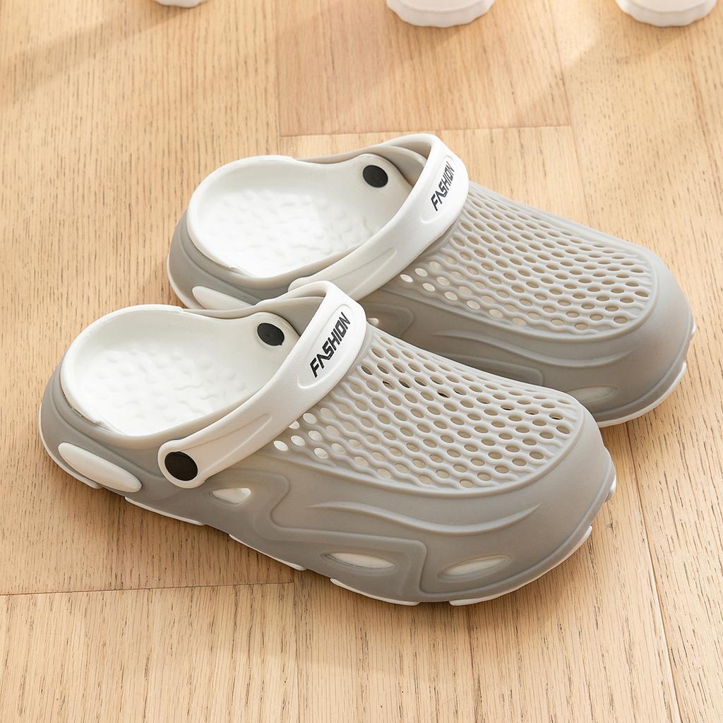 Sommar Casual Herrpar Strand Halkskyddande och Pot-liknande Flip-Flops för Sommarbruk