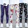 2T -12T Girls' Leggings Spring and Autumn Thin Children's Stretch Printed Pants Korean Children's Pants Summer Clothes