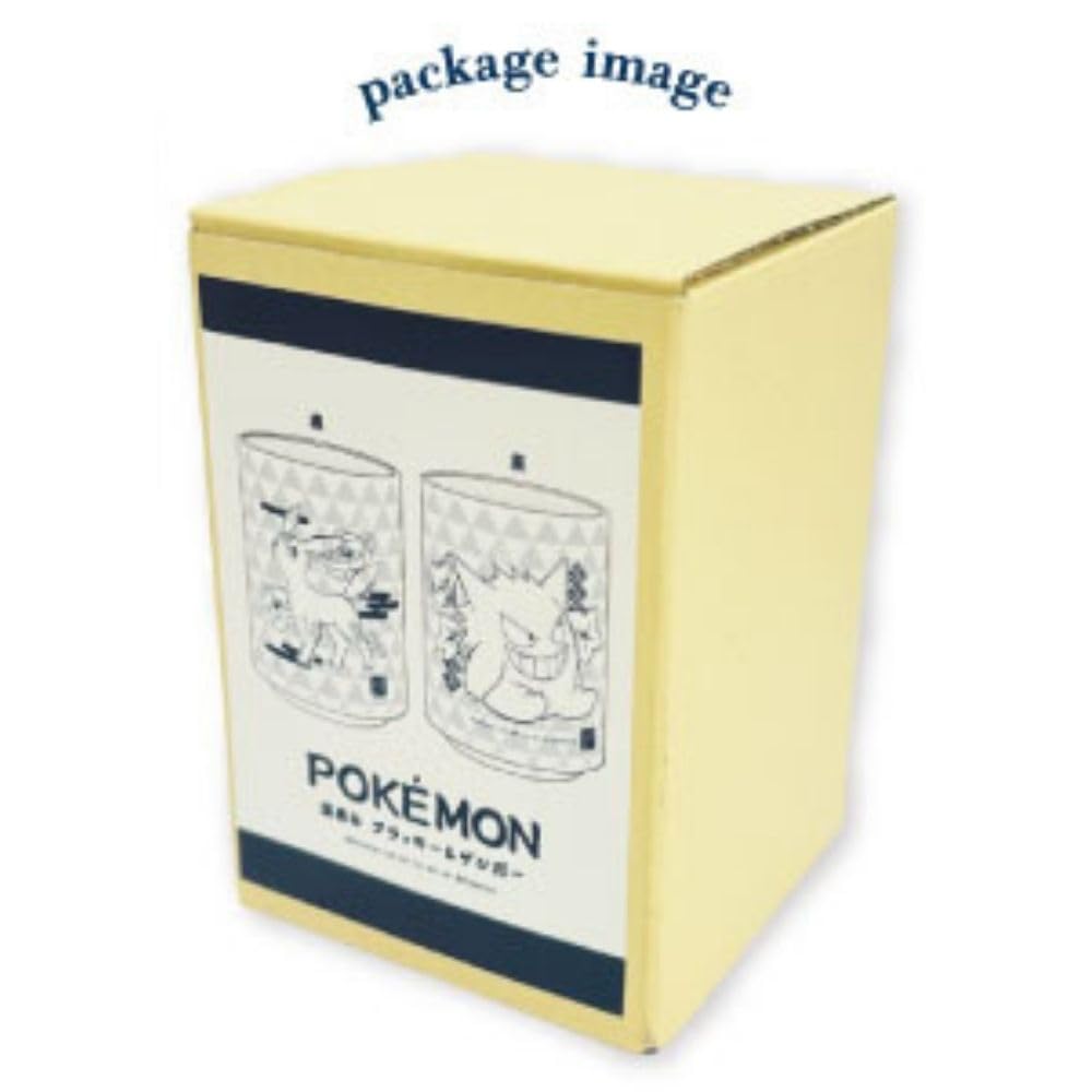 Marimo Craft Japanese Pattern Gengar x Pokémon Teacup, & Umbreon, Approx. 70 H100mm, PKM-920