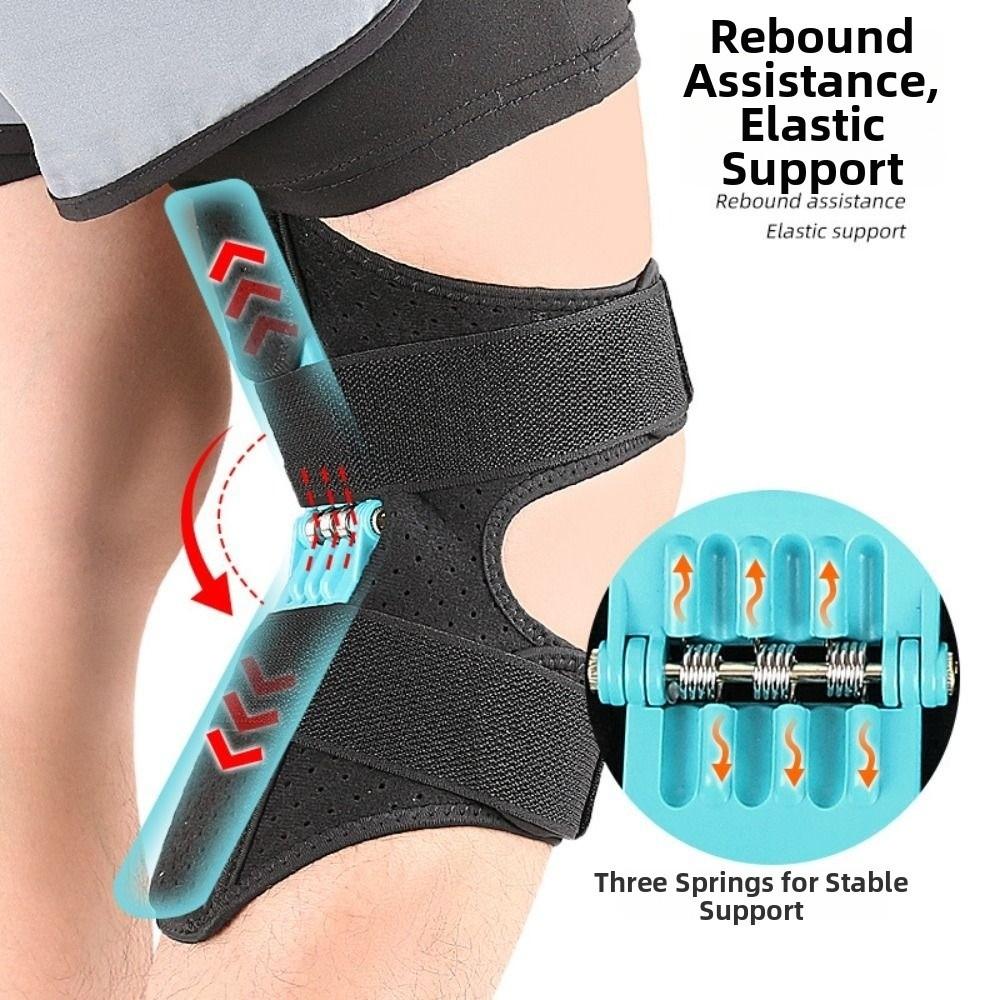 Breathable Knee Assistive Device Non-Slip Knee Booster New Spring Stabilizer