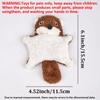 Squirrel Plush Toy With Squeaker Super Soft Stuffed Animal For Cats Dogs, Interactive Chew Toy For Boredom Relief, Cute Gifts For Pet Lovers (1-Pack)